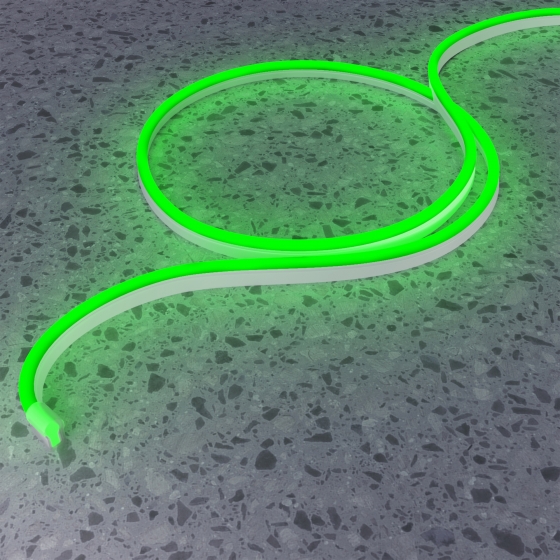 Гибкий неон 220В Белый 50м 3