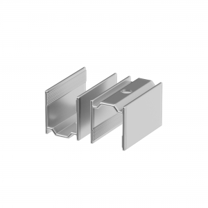 Клипсы для гибкого неона 220В Серебро 30х15 мм