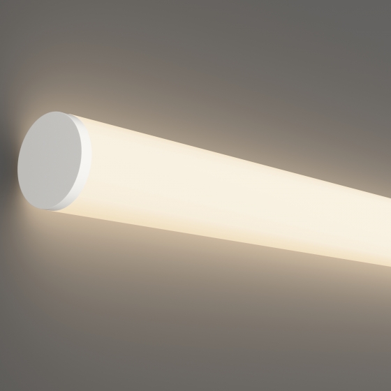 Гибкий неон круглый 360° белый 2