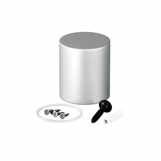 Комплектующие для гибкого неона Серебро Круглый 360° D25 1