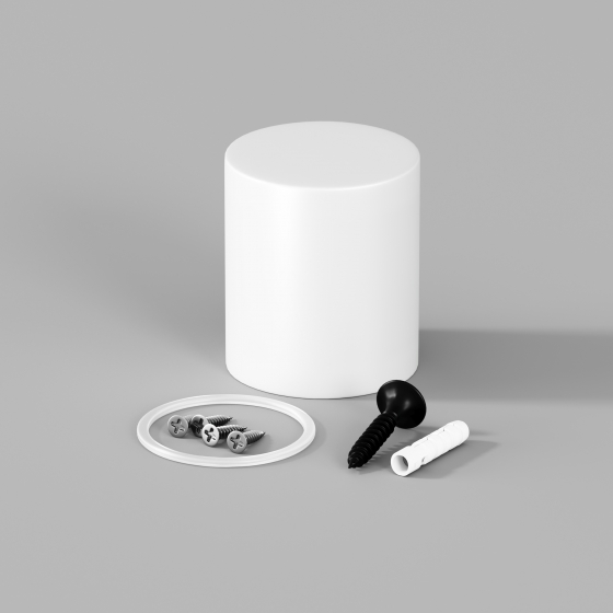 Комплектующие для гибкого неона Круглый 360° Белый 2