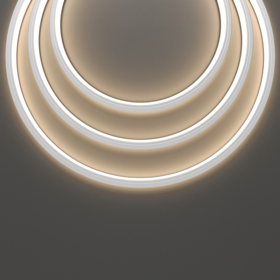 Гибкий неон 16x16 белый 5