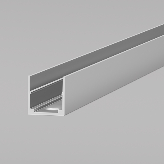 Профиль для гибкого неона серебристый 1000 мм 2