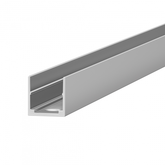Профиль для гибкого неона серебристый 1000 мм 1