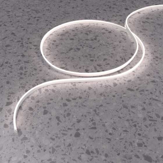 Гибкий неон 12х6 белый 4