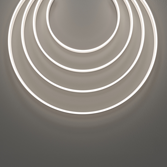 Гибкий неон 10х4 белый 5