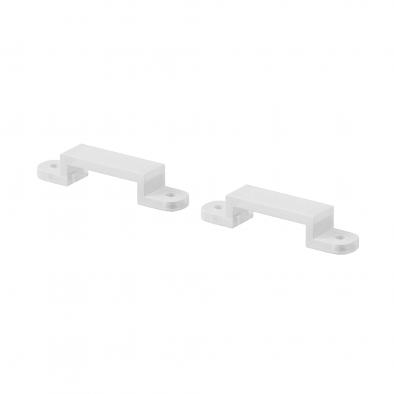 Клипсы для гибкого неона 13х7, белые 1