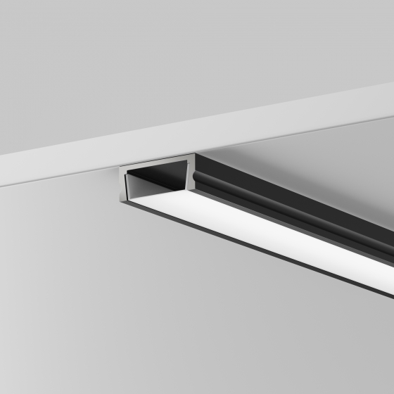 Накладной профиль Алюминиевый профиль черный 15x6 5