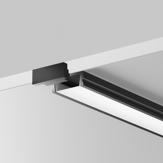 Накладной профиль Алюминиевый профиль черный 15x6 3