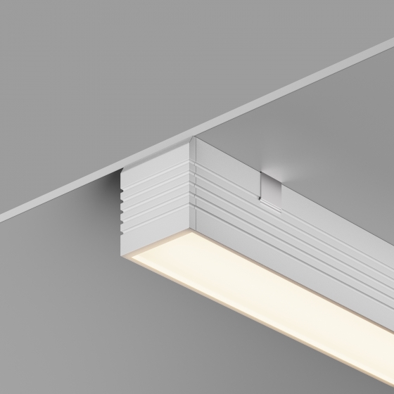 Накладной профиль Алюминиевый профиль Серебро 35x35 2