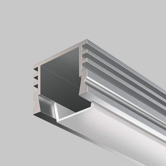 Накладной профиль алюминиевый 16x12 серебро 2