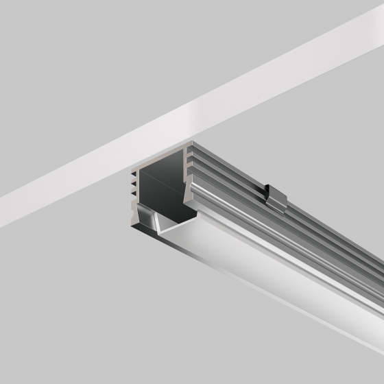 Накладной профиль алюминиевый 16x12 серебро 3