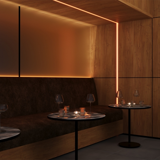 Встраиваемый профиль ALM-6332 Серебро 200 см 7