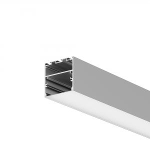 Профиль Накладной-подвесной Серебро 50x50