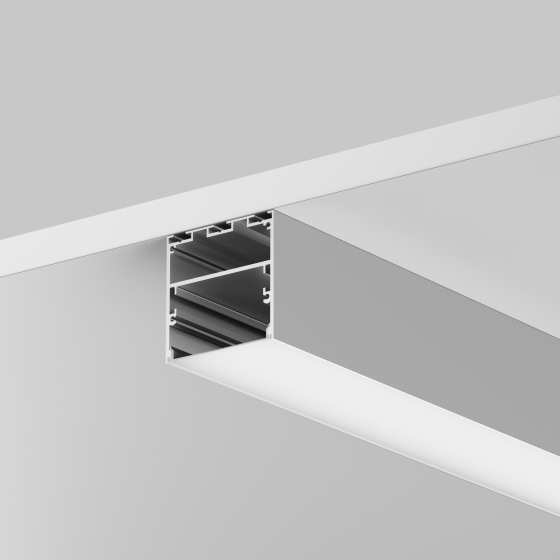 Профиль Накладной-подвесной Серебро 50x50 3