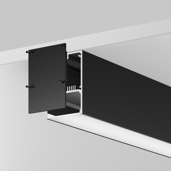 Профиль Накладной-подвесной Черный 50х70 4