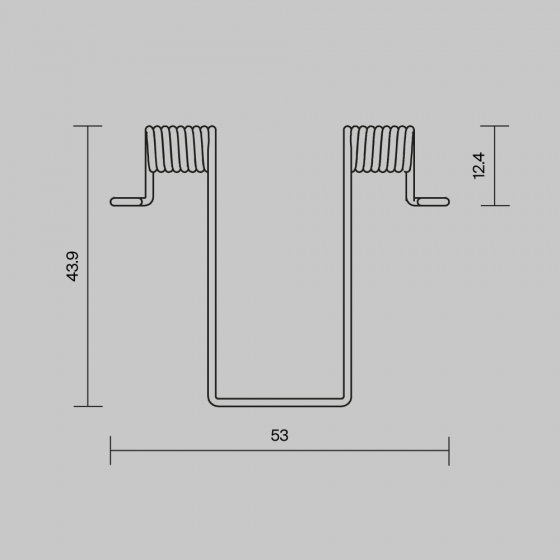 Комплектующие для профиля ALM-4625-MT Серебро 5