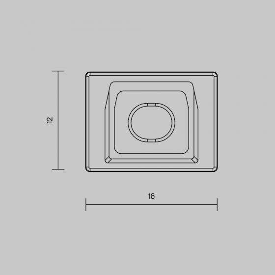 Комплектующие для профиля ALM-005 белые, 10 шт. 6