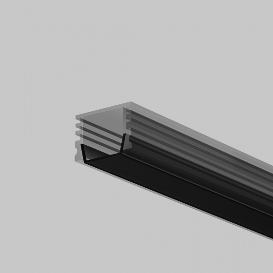 Комплектующие для профиля Накладной черный 200 см 5