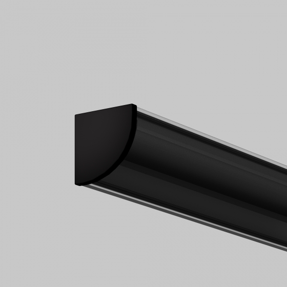 Комплектующие для профиля ALM-1616R черные 4