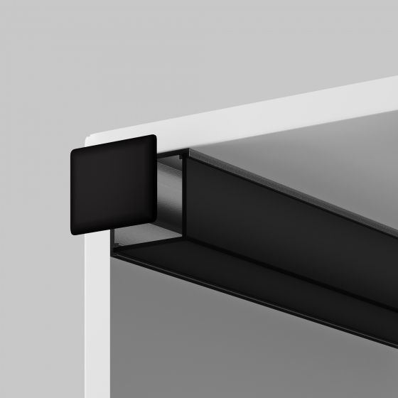 Комплектующие для профиля Накладной профиль Черный 4