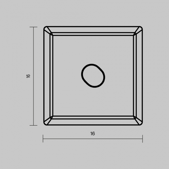 Комплектующие для профиля Накладной профиль Черный 6