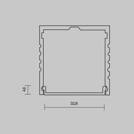 Комплектующие для профиля алюминиевый профиль белый 10 м 5