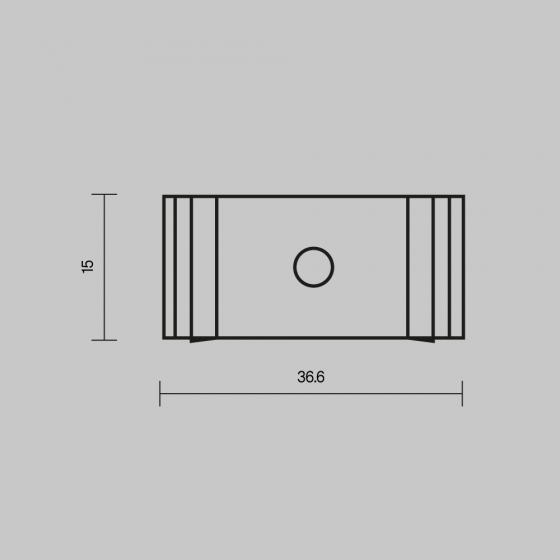 Комплектующие для монтажа ALM-3535A-MT серебро 3