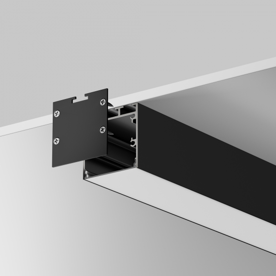 Комплектующие для профиля 35x35 черные 4