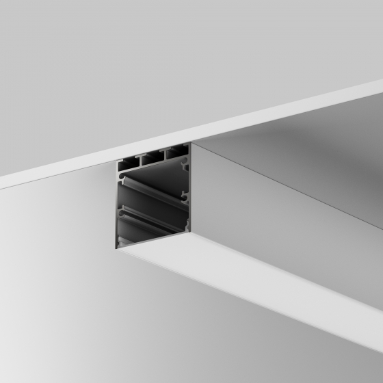Комплектующие для профиля Накладной-подвесной профиль белый 3