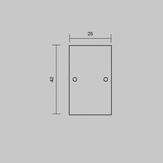 Комплектующие для профиля ALM-6542-EC серебро, 1,5 м 6