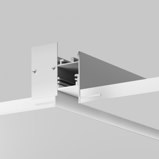 Комплектующие для профиля ALM-6542-EC серебро, 1,5 м 4