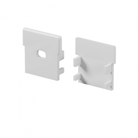 Комплектующие для профиля Алюминиевый профиль Серый 26x26 мм 1