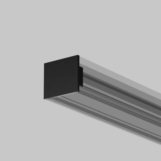 Комплектующие для профиля ALM-2522 черный 5