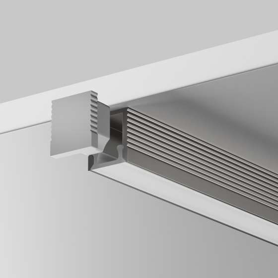 Комплектующие для профиля Алюминиевый профиль Серый 4