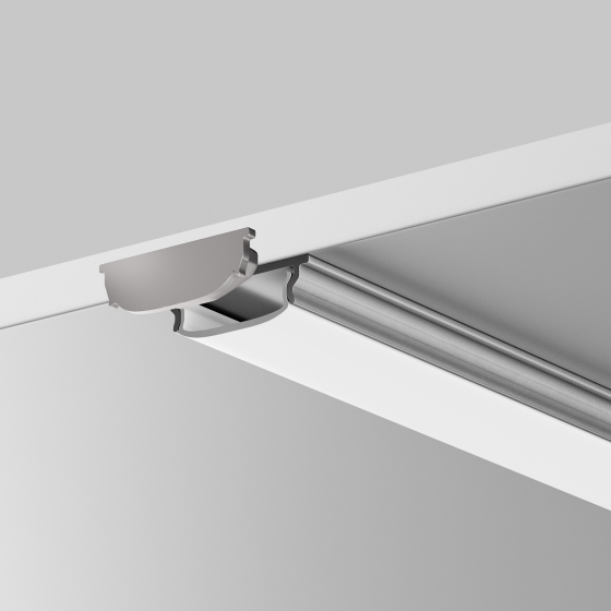 Комплектующие для профиля ALM-1806-EC серые 4