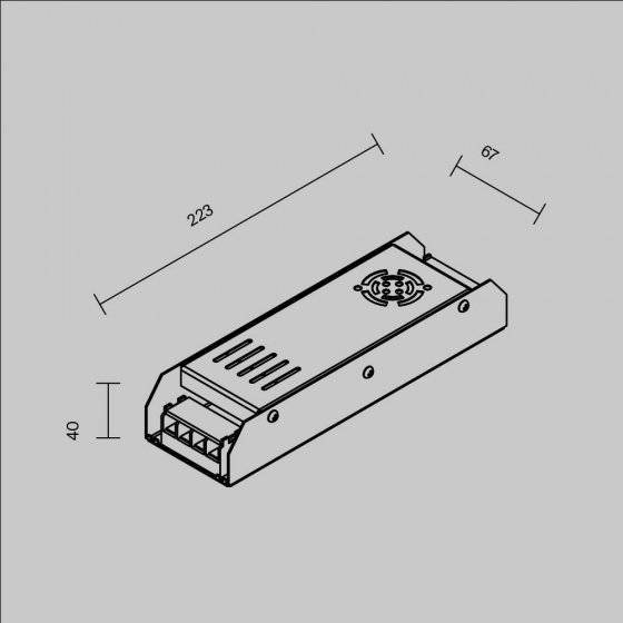 Источник напряжения PSL001 12В серебро 4