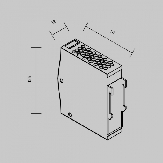 Источник напряжения PSL015 24В 75Вт серебро 5