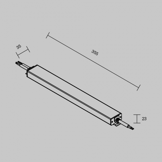 Источник напряжения PSL023 графит 355x36x23 мм 4