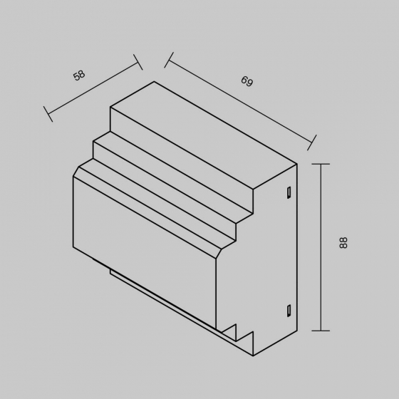 Источник напряжения PSL016 48В черный 5