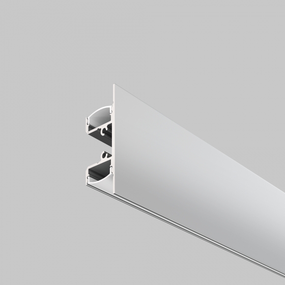 Алюминиевый профиль накладной 18x48 Серебро 8