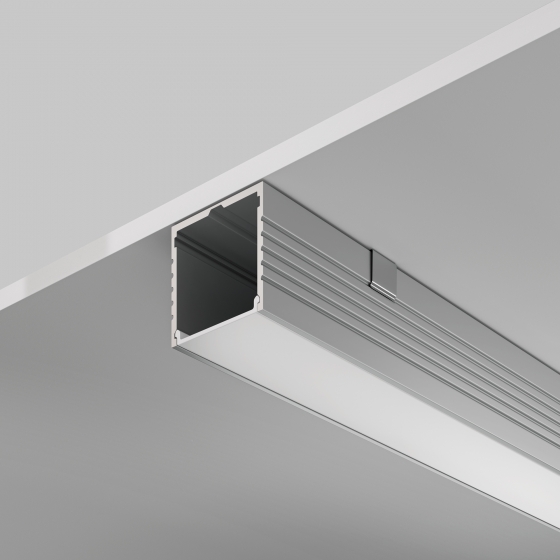 Профиль накладной 35x35 Серебро 2 м 8