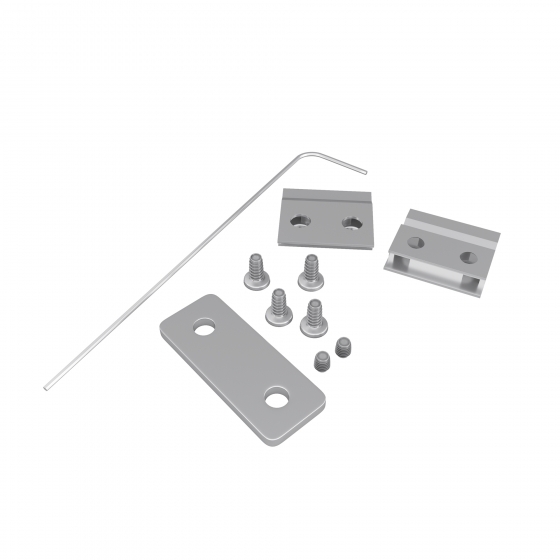 Комплектующие для профиля Радиусный профиль Серебро, 28x10x2 мм 1