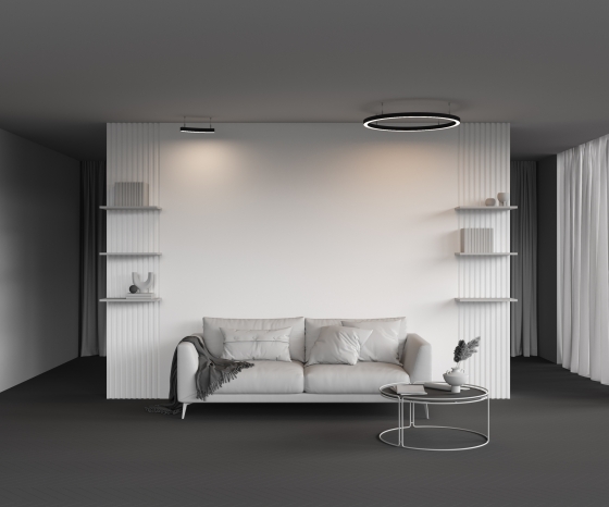 Профиль Радиусный черный 35x35 D800мм 5