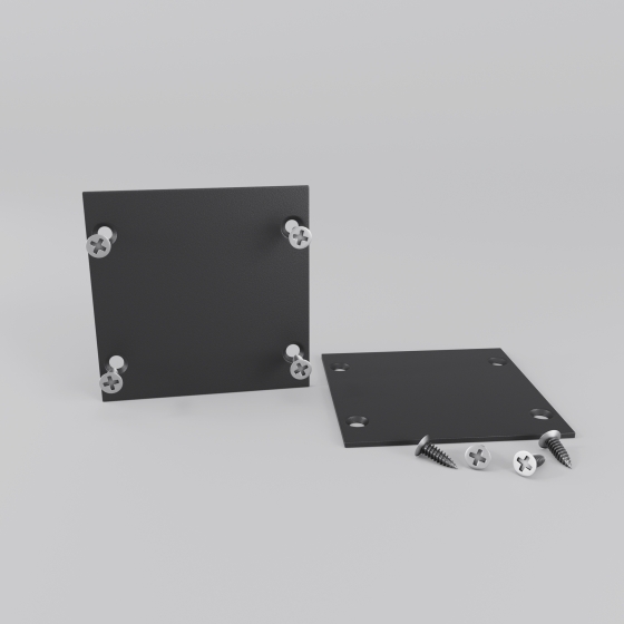 Комплектующие для профиля Радиусный профиль черный 2