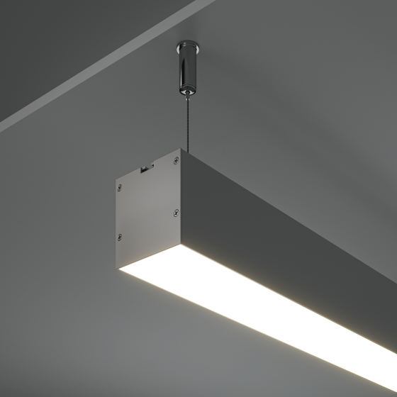 Алюминиевый профиль накладной-подвесной 50x50 10