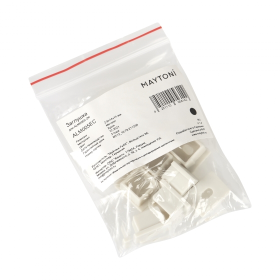 Комплектующие для профиля 12x06 белые 5