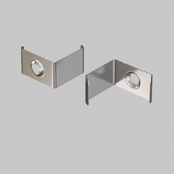 Комплектующие для профиля ALM008MT хром, металл 4