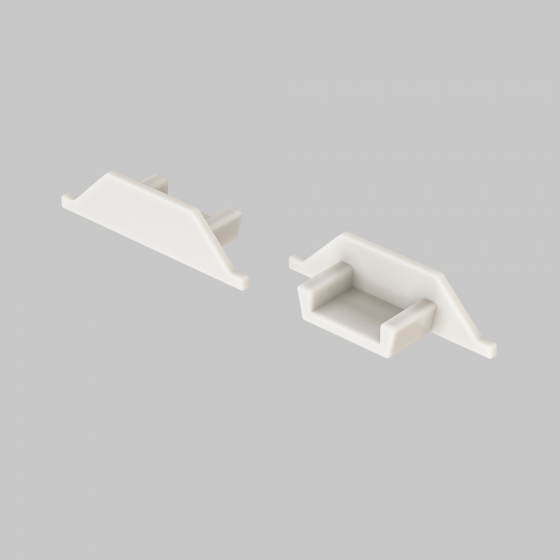 Комплектующие для профиля ALM010S белые 4