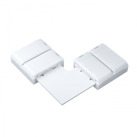 Коннектор угловой для светодиодной ленты белый 2